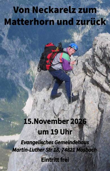 Von Neckarelz zum Matterhorn und zurück