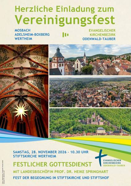 Plakat Vereinigungsfest